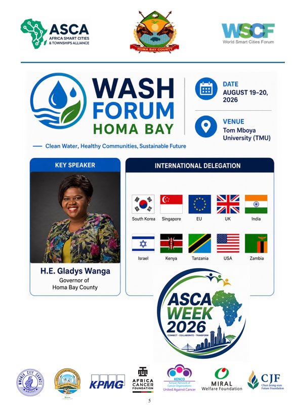 WASH Forum Homa Bay 공식 포스터