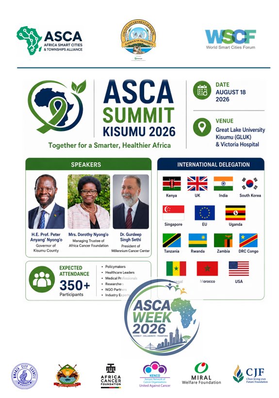ASCA Summit Kisumu 2026 공식 포스터